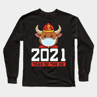 2021 Year Of The Ox Chinese New Year Gift Long Sleeve T-Shirt